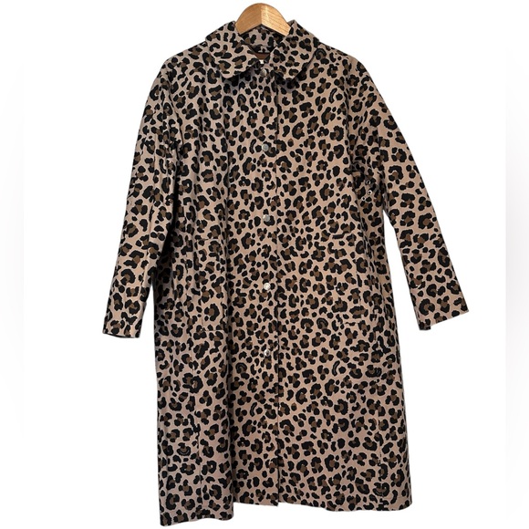 Mackintosh Fairlie Leopard-Print Coat - Picture 6 of 14